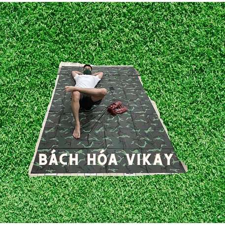 ( Freeship) Tấm mưa nilon , tấm bạt trải đi phượt dã ngoại in loang kích thước 2m2*1m6 | BigBuy360 - bigbuy360.vn