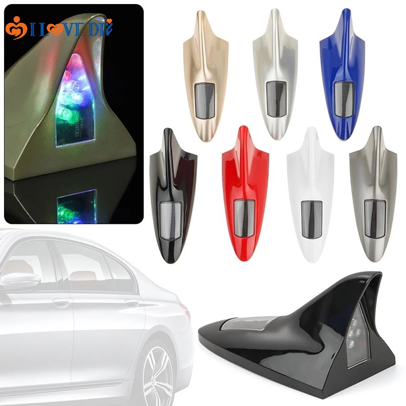 Đèn Đuôi Cá Mập Chống Nước Chống Va Chạm Sử Dụng Năng Lượng Mặt Trời Trang Trí Nóc Xe Hơi