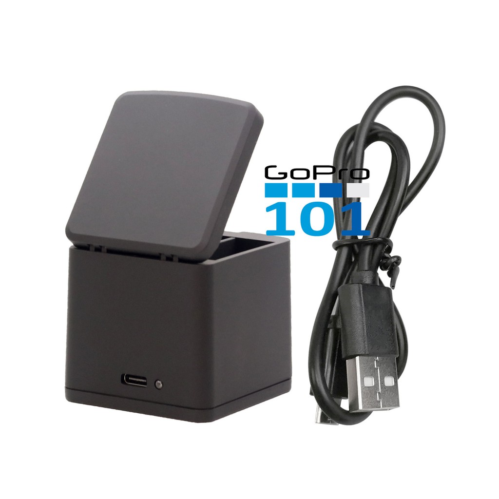 Dock sạc Go 9 3 pin OEM có nắp đậy - GoPro101 - inoxnamkim