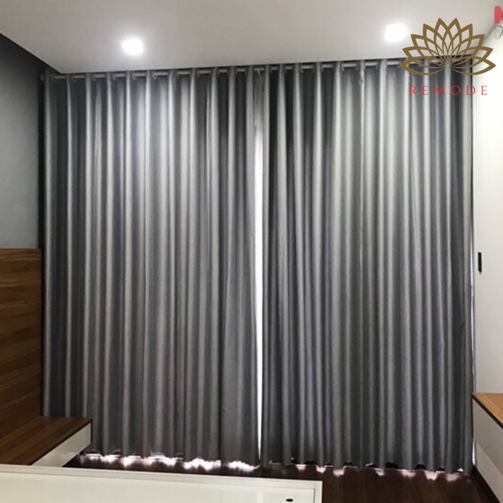 Rèm cửa dán tường, dán cửa, treo thanh, rèm cửa sổ chống nắng, decor trang trí phòng ngủ, phòng khách REMODE -VCN1