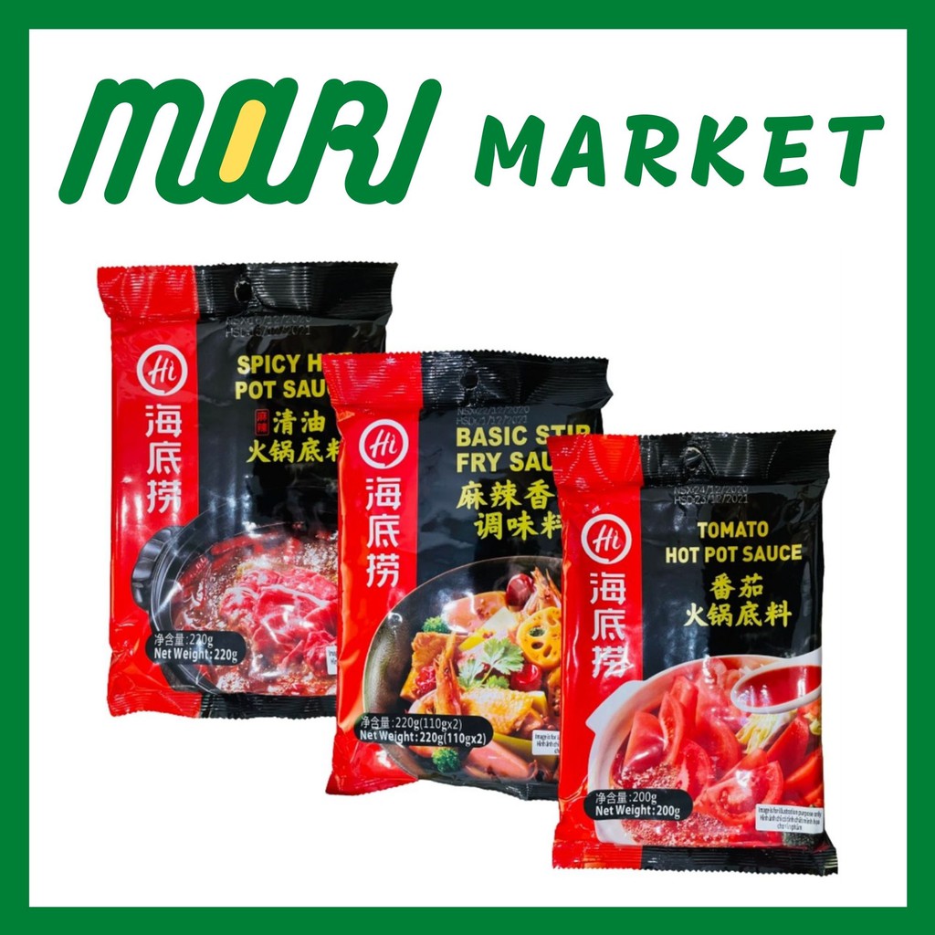 Nước cốt lẩu bò cay Haidilao 220g