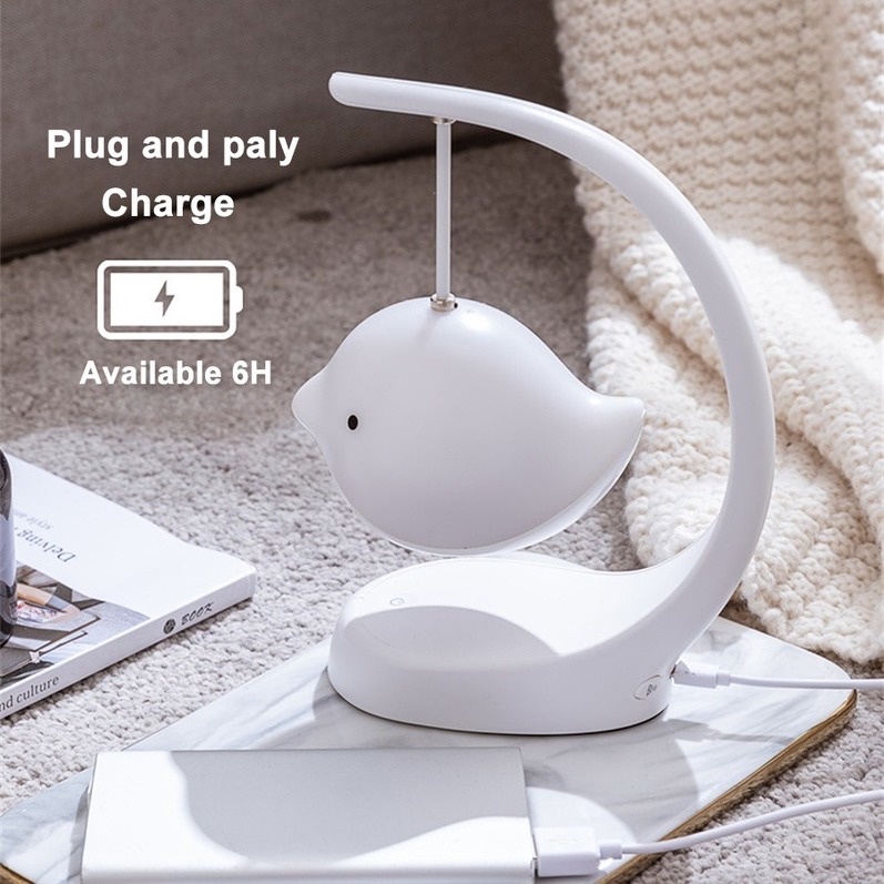 Đèn Ngủ Led Thông Minh Kết Nối Bluetooth Điều Khiển Cảm Ứng Có Thể Sạc Lại Bằng Cổng USB