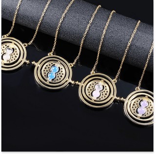 【LK】Harry Potter Hermione Granger Turner Pendant Necklace Hourglass Collar