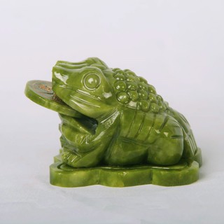 Thiềm Thừ đá serpentine 11cm