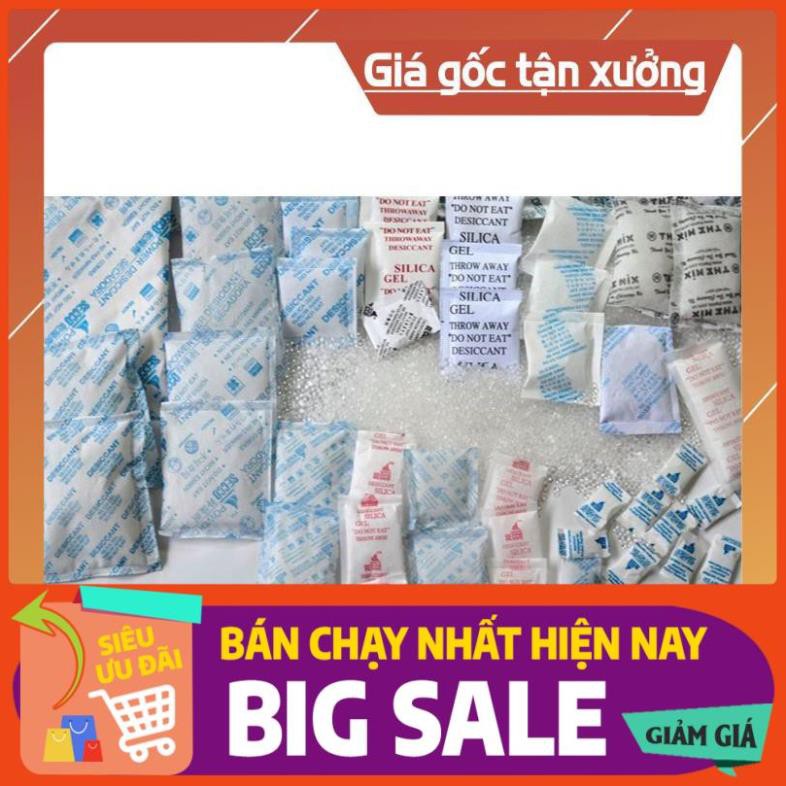 [NEW] Hạt Hút Ẩm Silicagel 100g Bịch 500 gram (5 Gói) sử dụng trong thực phẩm, quần áo, giày dép, khửi mùi hôi