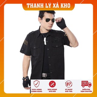 Áo sơ mi nam phong cách lính army