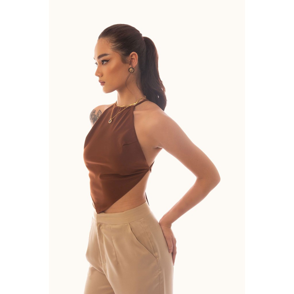 DAPHALE - Áo Yếm Hở Lưng Đan Dây Tasha