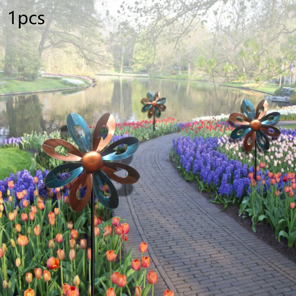 [Dolity2] Chong Chóng Gió Dạng Xoay Trang Trí Sân Vườn Ngoài Trời