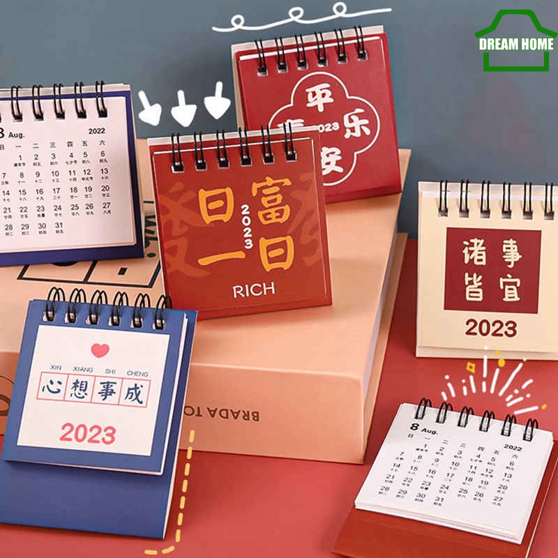 Lịch Để Bàn Năm 2023 In Chữ Truyền Cảm Hứng Mới