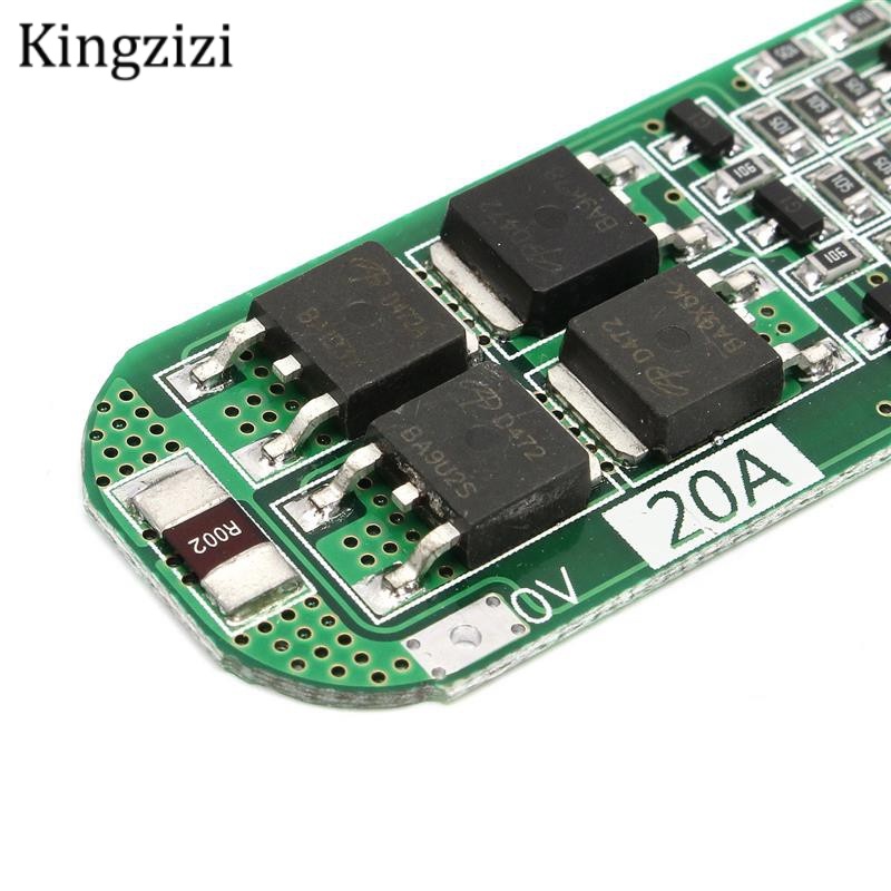 Bảng mạch bảo vệ sạc Pin Lithium 3S 20A Li-ion 18650 PCB BMS 12.6V 64x20x3.4mm