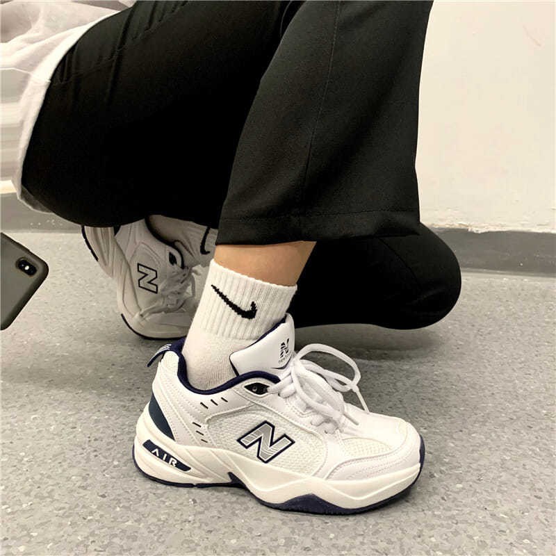 ❖✱▽Sang trọng phong cách Hồng Kông Phiên bản Hàn Quốc của giày thể thao hình chữ N nữ 20 new street style platfor