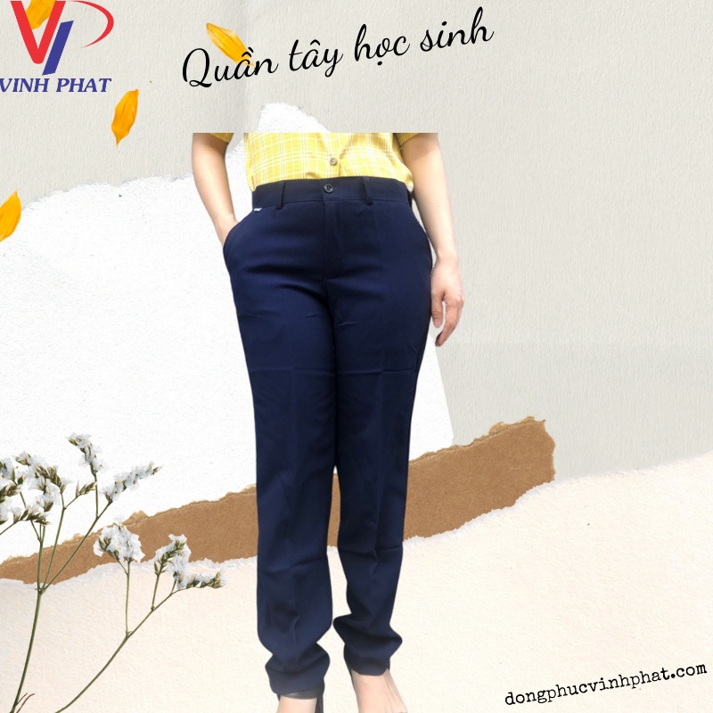 Quần Tây Học Sinh Nữ Baggy Đi Học  - Cấp 1, Cấp 2 & Cấp 3