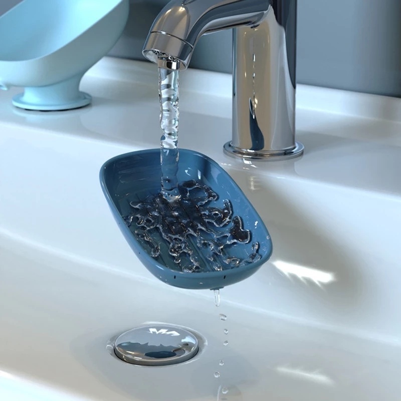 Khay Đựng Xà Phòng Gắn Tường Không Cần Đục Lỗ