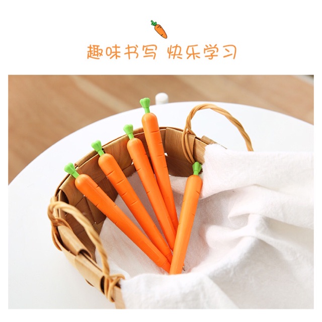 Bút chì bấm cà rốt 0.5mm đáng yêu carrot pencil 🥕 dụng cụ học tập cà rốt mechanical pencil