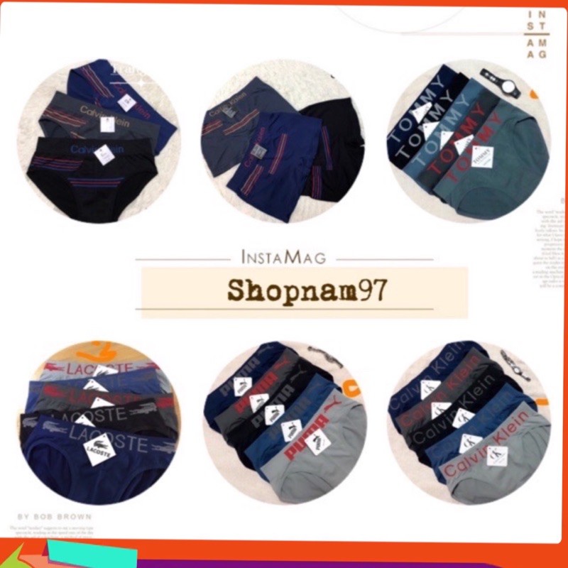 Set 5 quần sịp nam, tomboy 180k