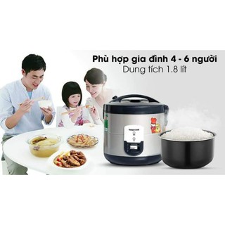 Nồi cơm điện Happy Cook nắp gài 1.8 lít. Siêu đẹp..