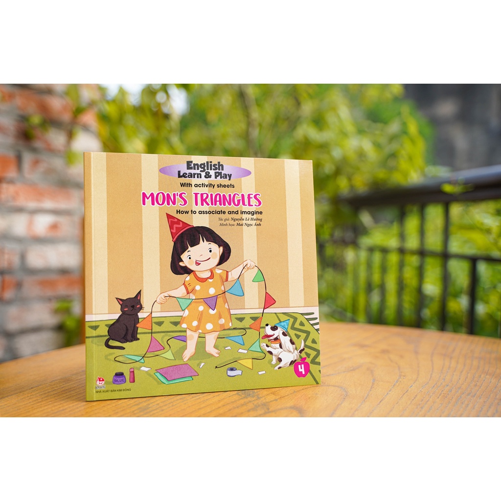 Sách - English Learn &amp; Play with activity sheets  -  bộ 5 cuốn - NXB Kim Đồng