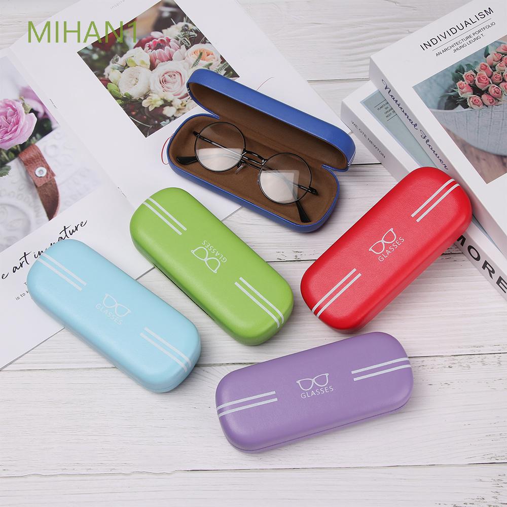 MIHAN1 Portable Travel Pack Candy Colors Eyeglasses Accessories Hard Frame Glasses Box