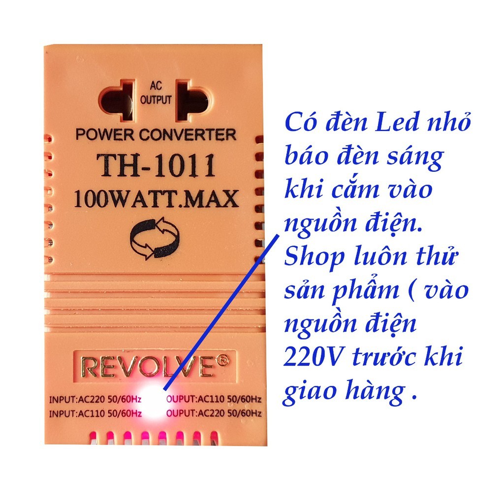 Biến Thế Đổi Điện 2 Chiều từ 220v->110v và 110v->220v