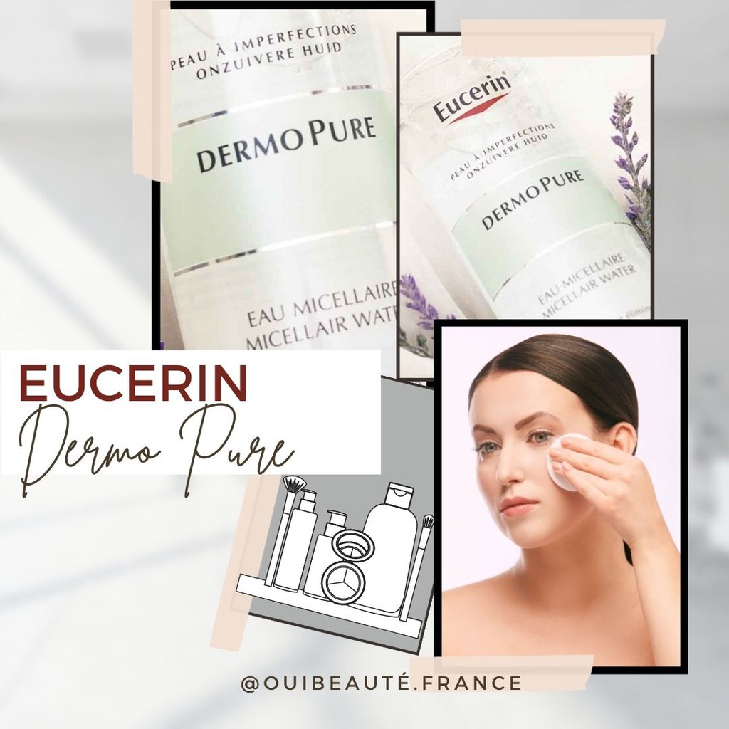 Nước tẩy trang Eucerin Dermopure Micellair Water 400ml Ouibeaute