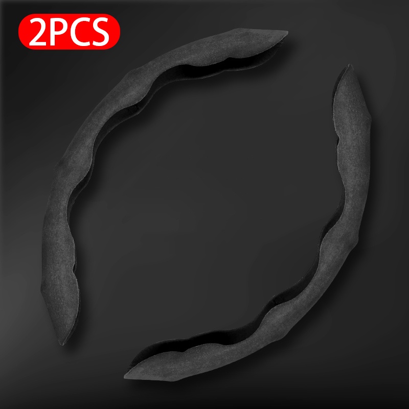 Vỏ bọc vô lăng xe hơi BLALION bằng da lộn siêu mỏng thoáng khí