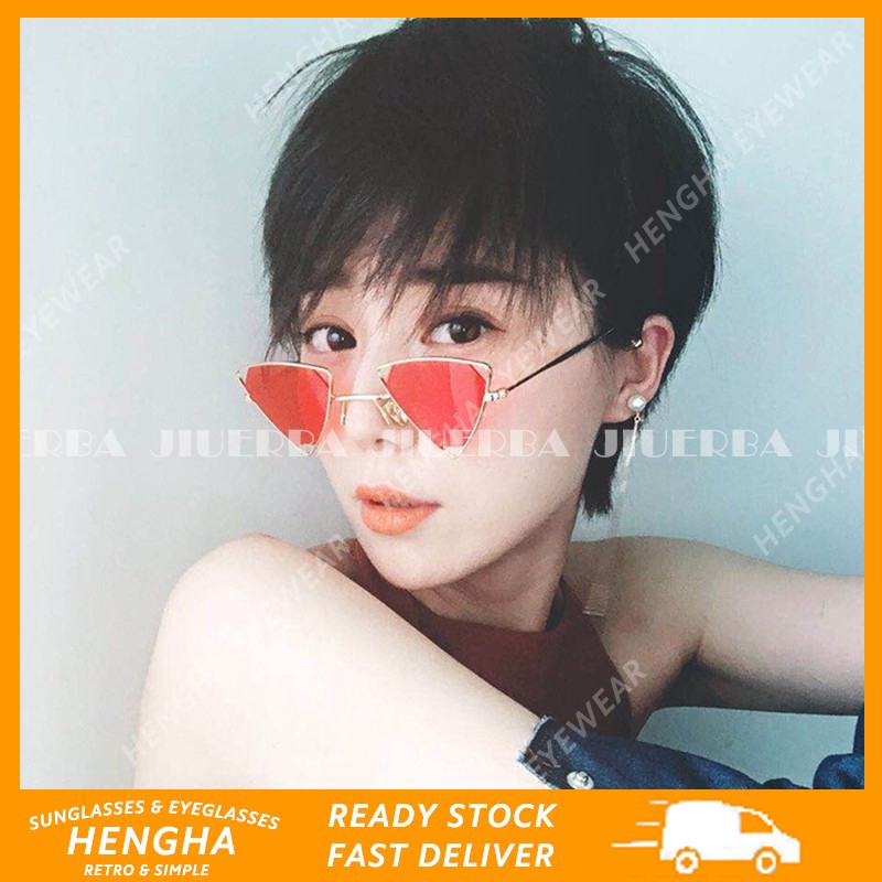 Kính Mát Gọng Kim Loại Màu Sắc Ngọt Ngào Phong Cách Ulzzang Hàn Quốc