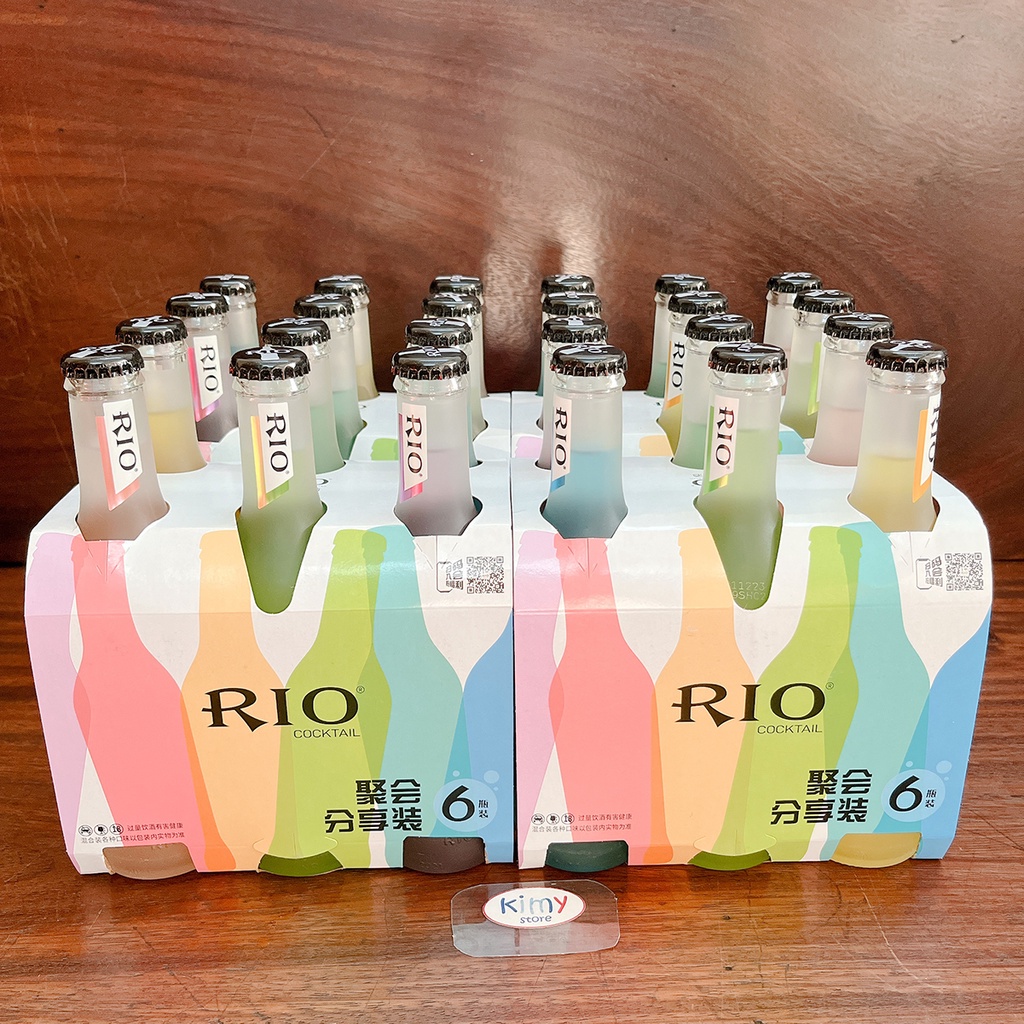 Nước trái cây lên men Rio set 275ml x 6 chai