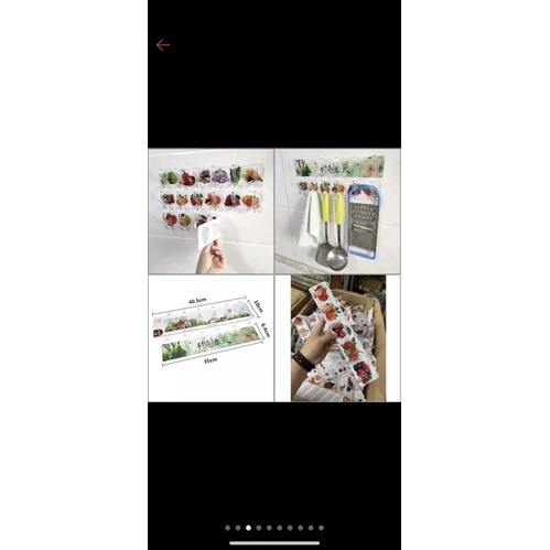 Thanh treo đồ dán tường 6 móc liền