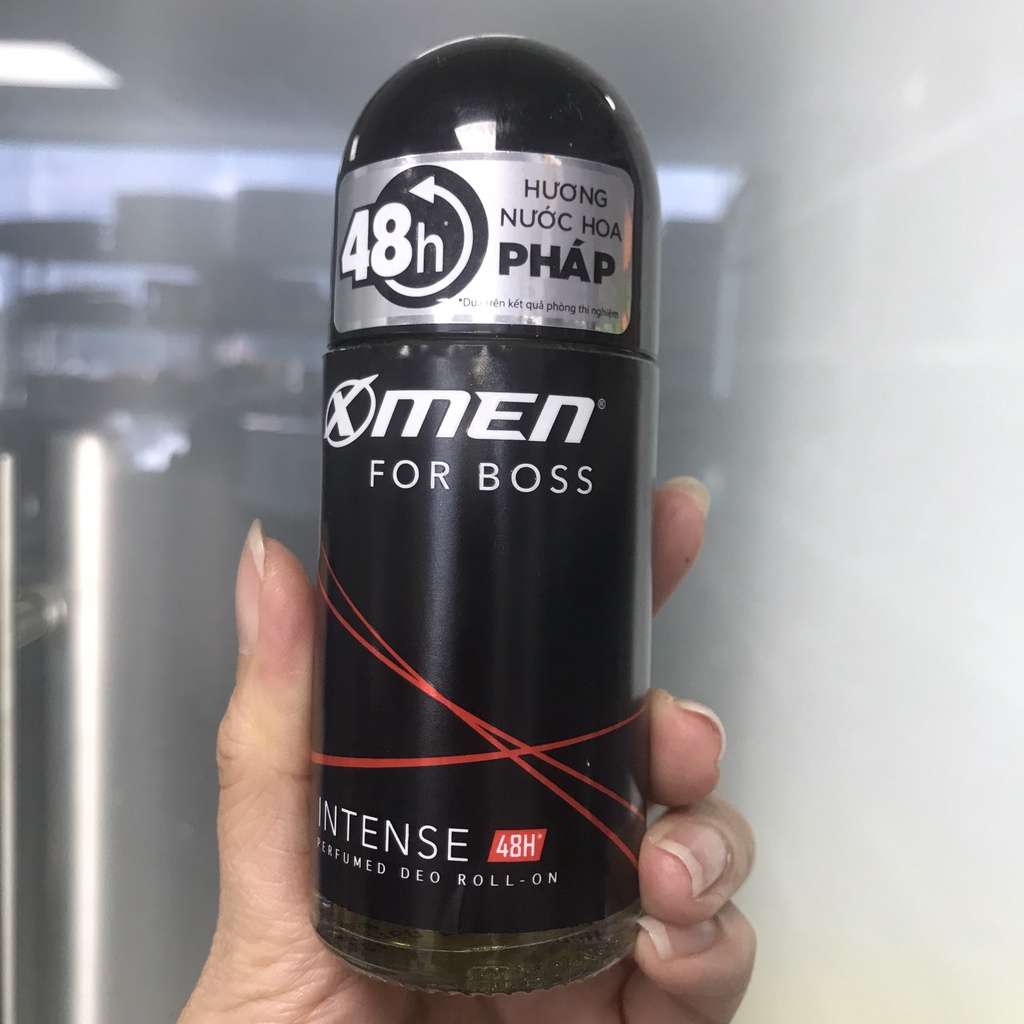 Lăn nách nam XMEN For Boss Intense 48H - lăng khử mùi Deo Roll-on 50ml