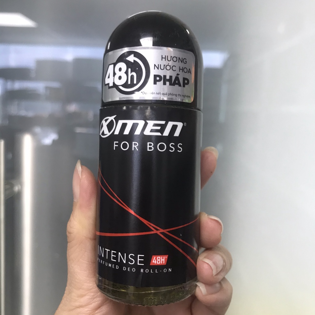 Chai lăn nách nam XMEN For Boss Intense 48H - lăng khử mùi Deo Roll-on 50ml