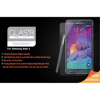 Cường lực thường cho Samsung note 4