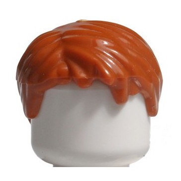 Phụ Kiện LEGO Minifigures: Tóc Nam 1,33cm, Màu Cam Đậm ID 4529755 62810