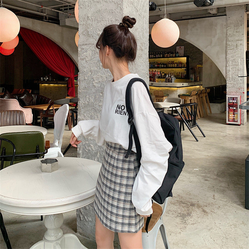 Chân Váy Chữ A Họa Tiết Caro Thời Trang Quyến Rũ Cho Nữ