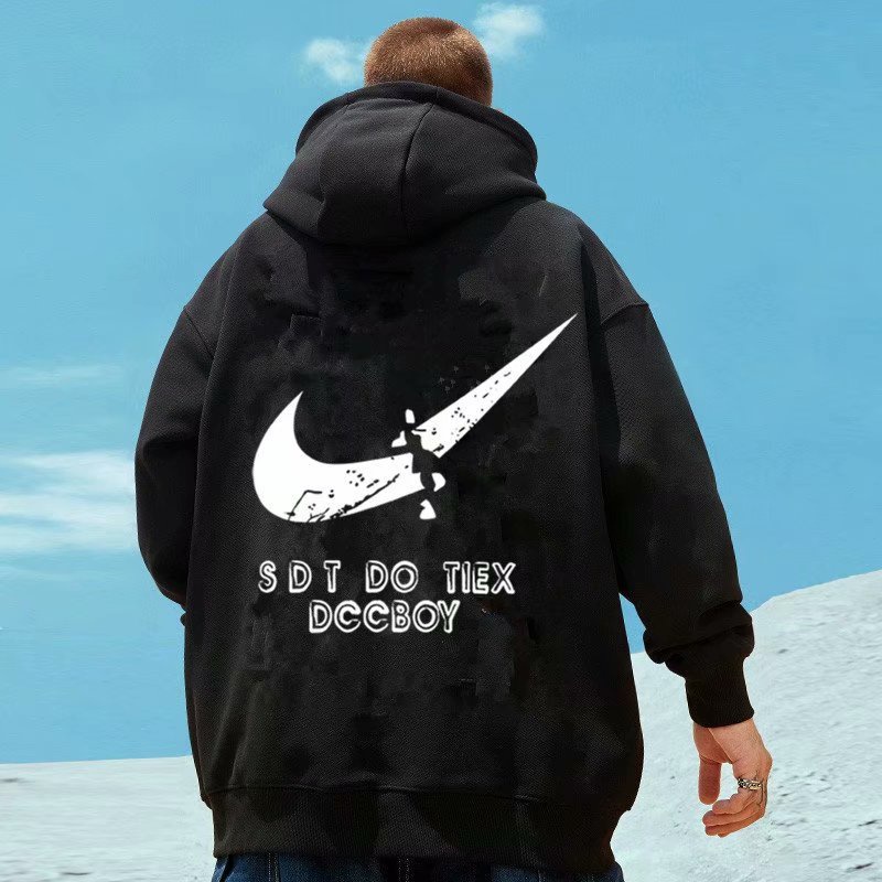 Áo hoodie dáng rộng kiểu dáng thời trang thu đông phong cách Hàn Quốc cho nam