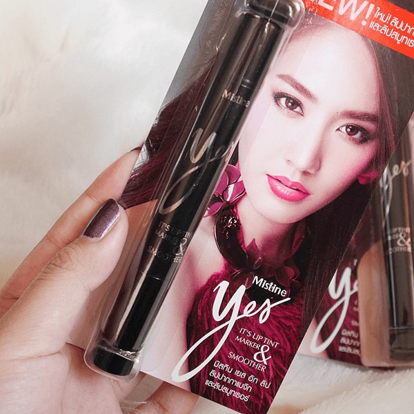 Son 2 đầu MISTINE YES - IT'S LIP TINT MARKER & SMOOTHER