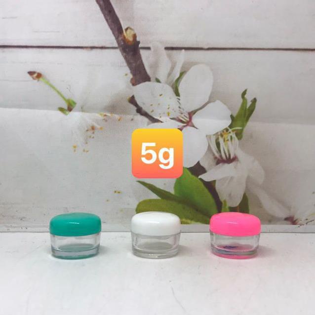 [GIÁ TỐT NHẤT] [Combo 5sp] Hủ Đựng Kem ❤ Hũ nhựa tròn 3g,5g đựng kem, chiết mỹ phẩm , phụ kiện du lịch