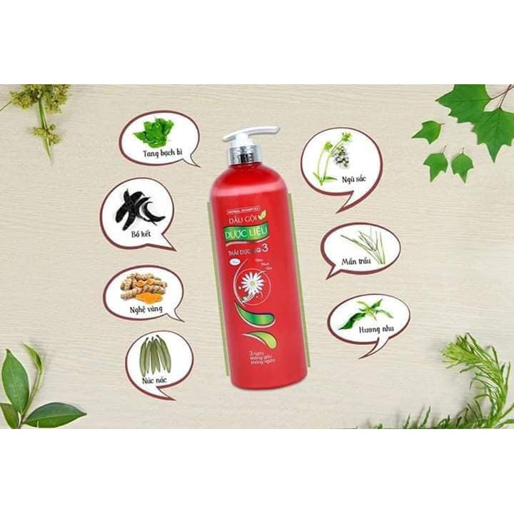 dầu gội thái dương 3 1100ml