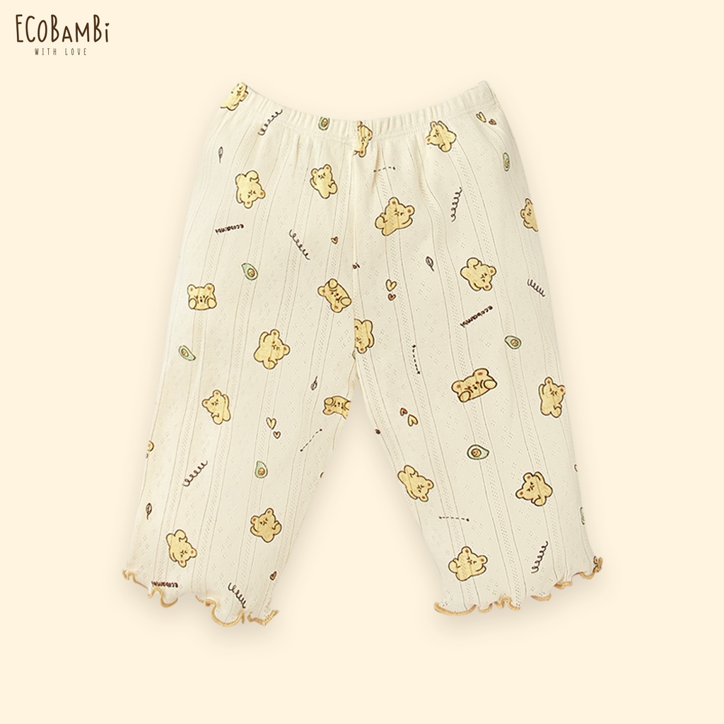 Quần thun unisex cho bé Ecobambi