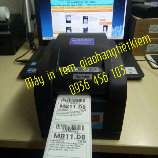 Máy in tem giao hàng tiết kiệm Xprinter XP 350BM