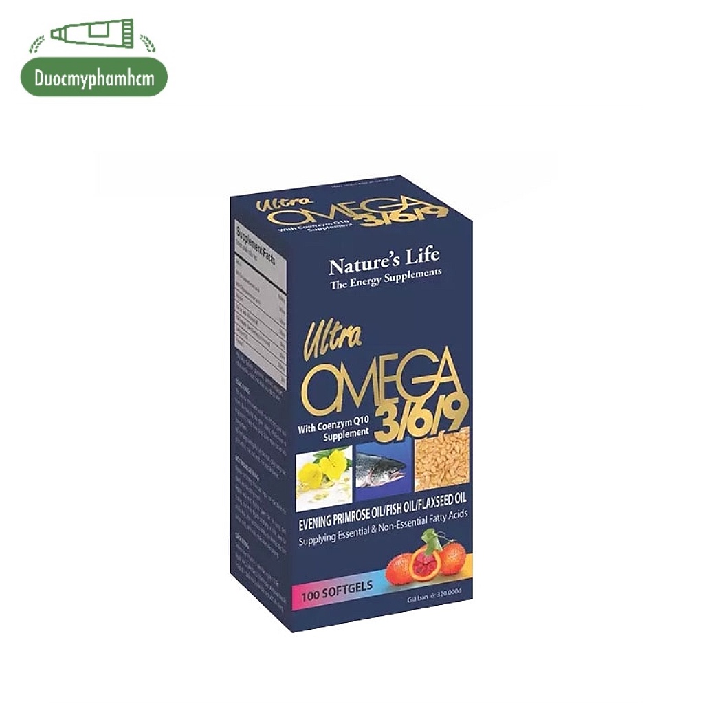 Dầu cá Omega 369 Alaska Ultra - Giảm Mỏi Mắt, Khô Mắt, Tốt Cho Tim Mạch - Hộp 100 viên