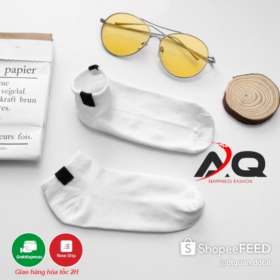 Tất Vớ Nam Nữ AQVớ ngắn cổ chất liệu cotton êm thoáng dịu nhẹ, thoáng mát - STORE
