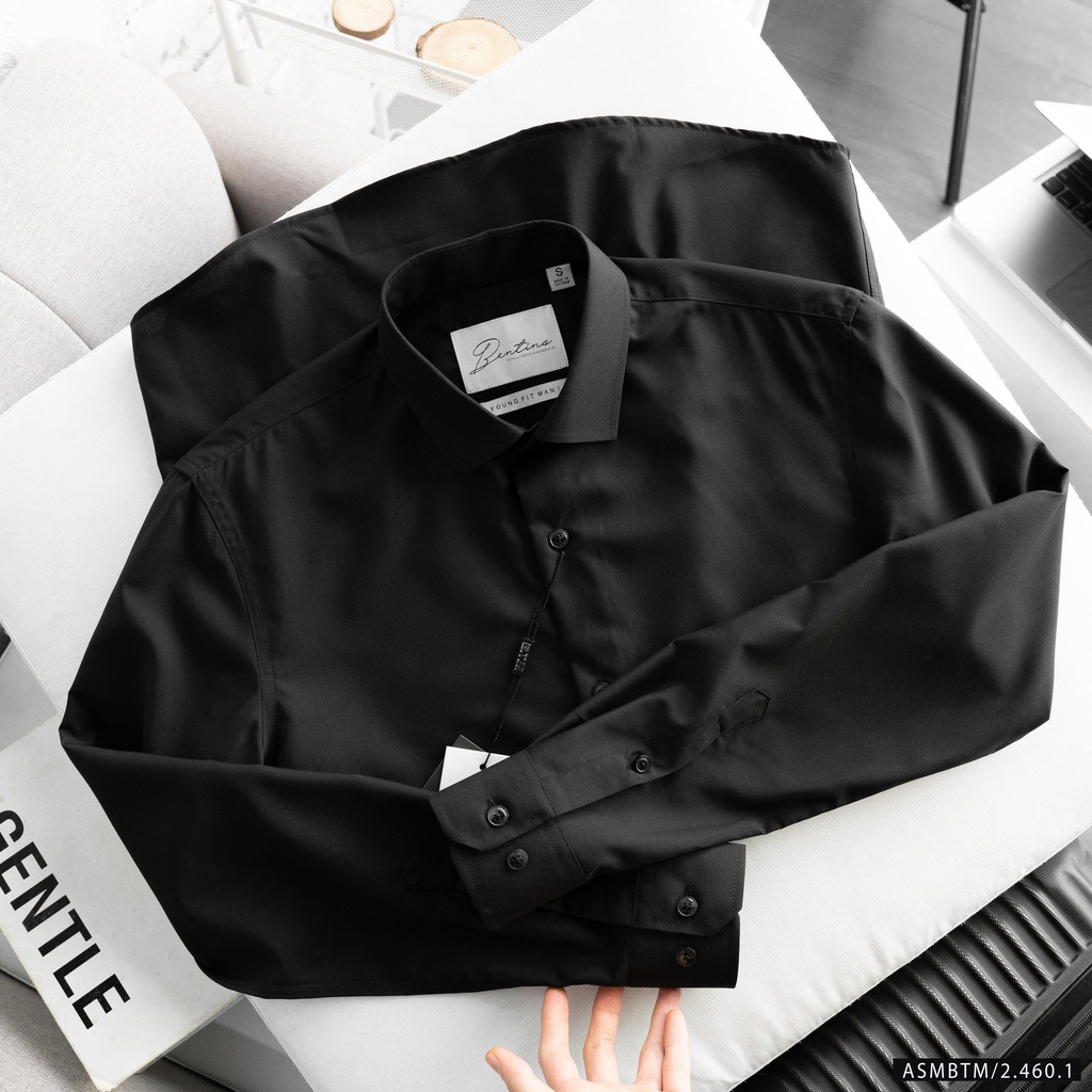 Sơ Mi Dài Tay Màu Trơn