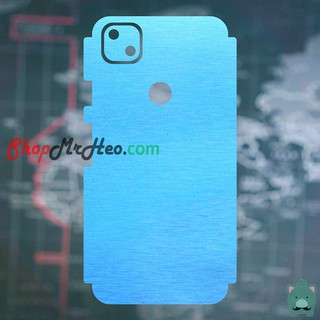 Skin Dán Mặt Sau Lưng Vân Nhôm Google Pixel 4a - Pixel 4a 5G