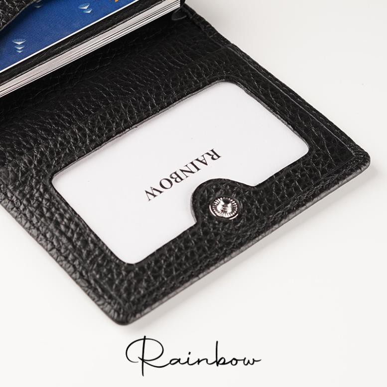 Ví đựng name card Rainbow CW002, Chất liệu từ da bò Mill cao cấp của Ý, thiết kế chuyên dụng dòng ví đựng card visit