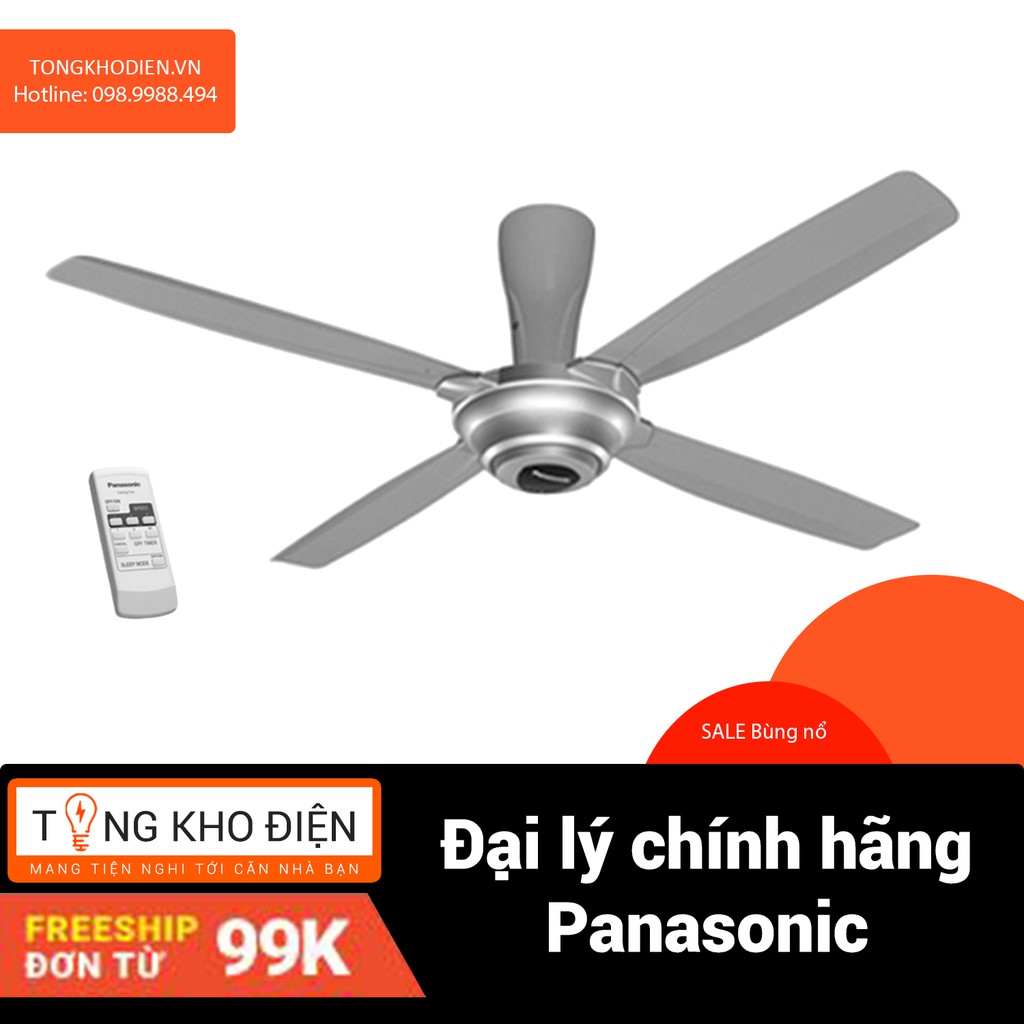 Quạt trần 4 cánh Panasonic F-56MPG | BigBuy360 - bigbuy360.vn