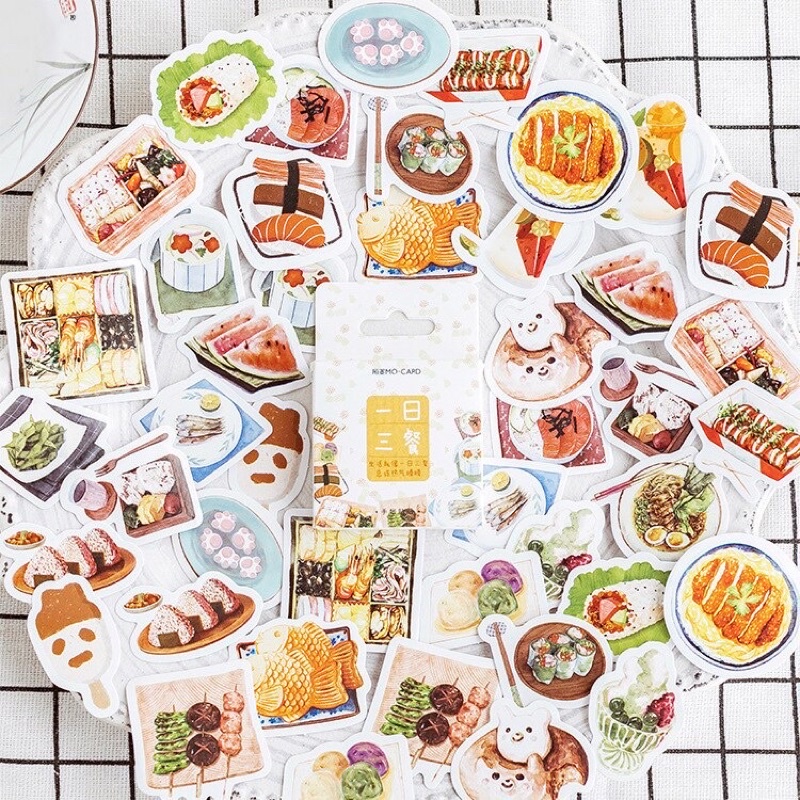 Set sticker đồ ăn kute