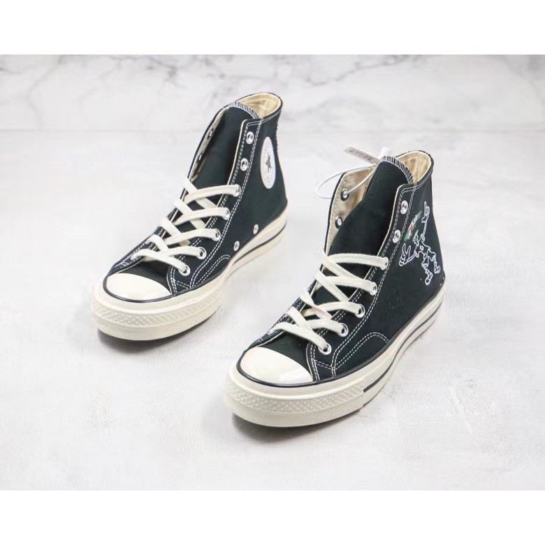 Giày ORDER Converse x 7UP 1970s Joint Classic Letter Graffiti Limited chất lượng tốt nhất