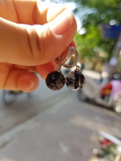 Bộ trang sức thạch anh tóc đen