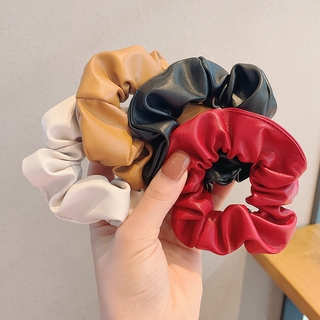 Dây cột tóc da PU phong cách thời trang Hàn Quốc cho phái nữ
