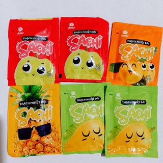 Thạch Trái Cây Tươi Nguyên Chất Sachi ⚡ FREESHIP ⚡Thạch Zai Ngon Vị Xoài , Dứa , Ổi , Quất
